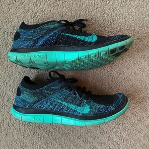 Nike Lace Up Running Sneaker Nike Free 4.0 Flyknit